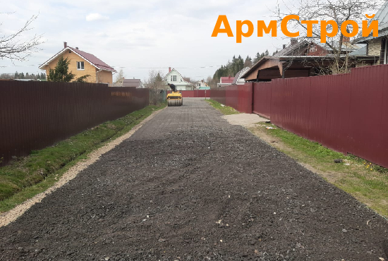 Укладка асфальтовой крошки ﻿Москве